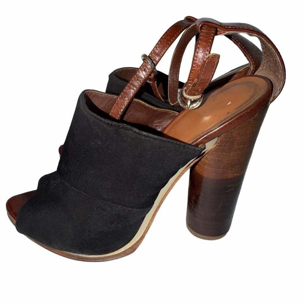 Rebecca Minkoff Ragini Black and Brown Leather #0620